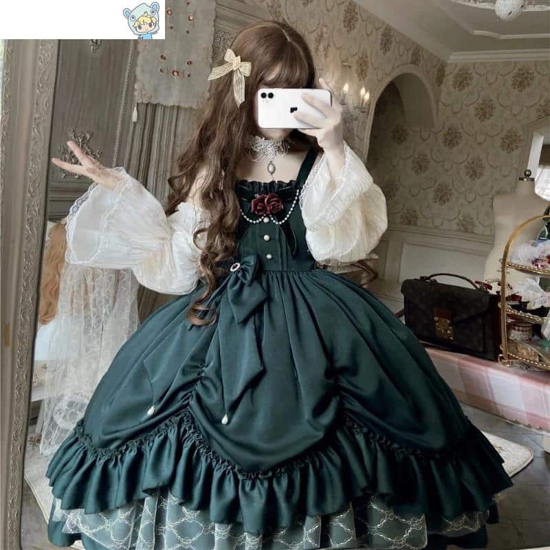 Vintage Viktorianisches Lolita Prinzessin Kleid - Elegant und Süß, Gothic-Stil 17 1536587792