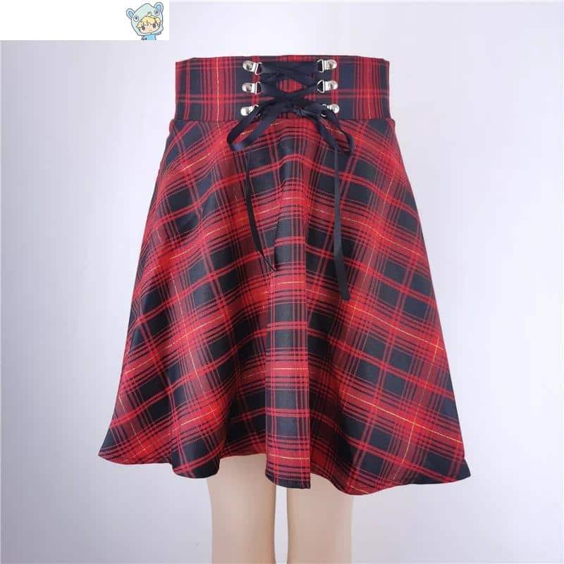 Vielseitiger Flared Mini Skater Rock - Schwarz 5 1638448152