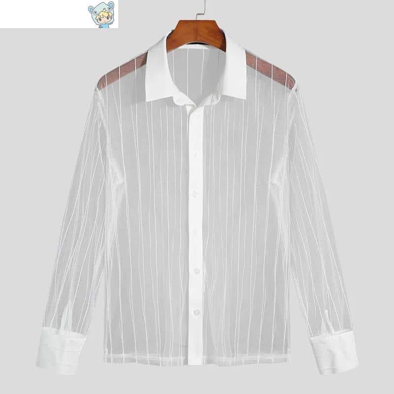 Transparentes Mesh Shirt & Hose Set 20 1645165463