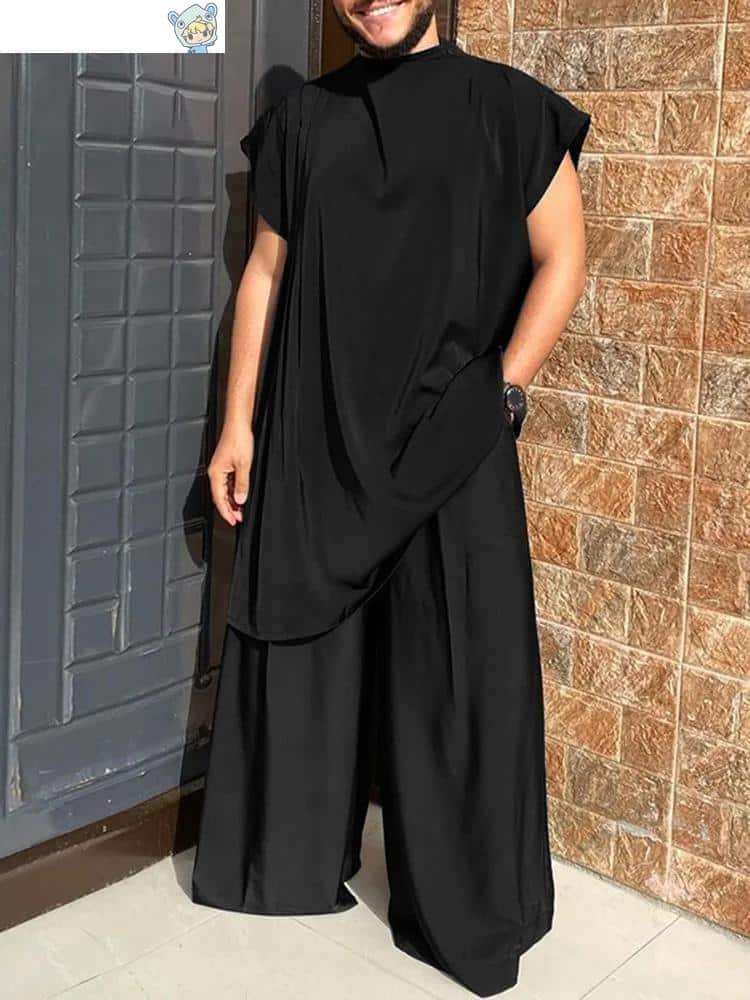 Baggy T-Shirt & Weite Hose Set Muslimische Kleidung 1 2134479646