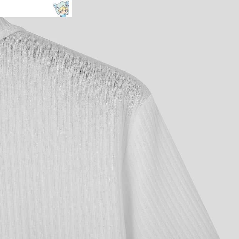 Herren V-Ausschnitt Langarm Gestricktes T-Shirt in verschiedenen Größen 20 302351039