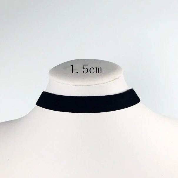 Gothic Samt Choker Halskette - Schwarz 4 1209146820