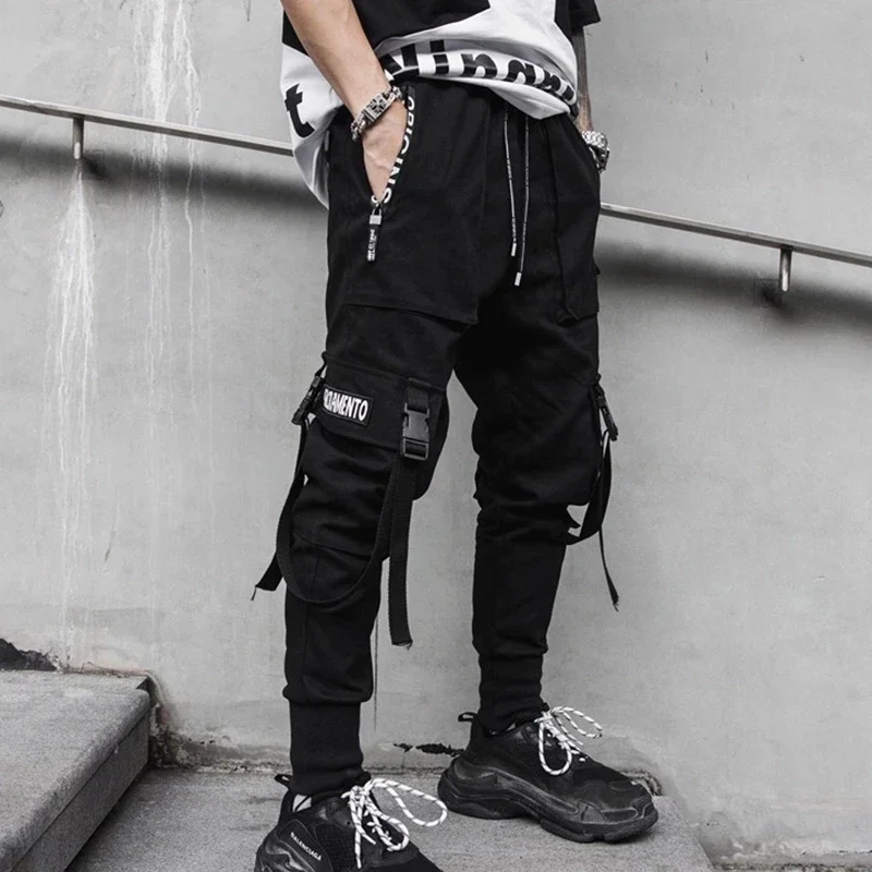 Joggers Cargo Hose für Männer Casual Hip Hop Streetwear Techwear Hose 2 2605807282