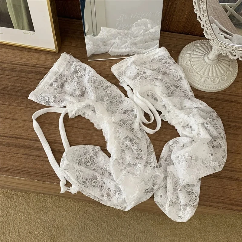 Spitze Socken mit Liebesherzen - Harajuku Chic Hollow Out Princess Socken 12 2655423830