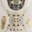 1PC Summer Style Men Women Body Art Gold Metallic Tattoo Sticker  Chain Bracelet Fake Jewelry Waterproof Temporary Tattoo 29