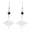 Unift Goth Stainless Steel Earring Triple Rune Moon Phase Pentagram Earrings Woman Men Vintage Jewelry Ear Piercing Witch Knot 15