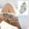 Sexy Flower Temporary Tattoos For Women Body Art Painting Arm Legs Tattoos Sticker Realistic Fake Black Rose Waterproof Tattoos 28