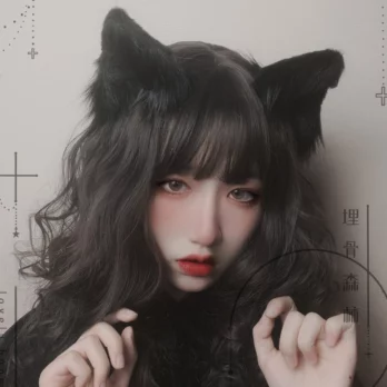 Cat Ears Anime Lolita Hair Accessories Ears Cosplay Kawaii Wig Gothic Headdress lolita Accessories  cat ears head band 1