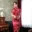Plus Size 4XL Slim Chinese Traditional Cheongsam Short Sleeve Front Split Vintage Dress Women Long Dress Plum Qipao 6