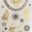 1PC Summer Style Men Women Body Art Gold Metallic Tattoo Sticker  Chain Bracelet Fake Jewelry Waterproof Temporary Tattoo 37