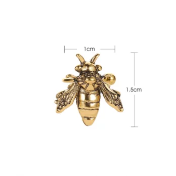 1 Pcs Vintage Bee Ear Cuffs Fake Ear Piercing Metal Earclip No Piercing Clip Earrings for Women Insect Bee Earcuffs Jewelry 4