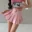 WOMENGAGA Summer Skorts High-quality Sexy A-LINE Safety Skirts Pleated Skirt Half Length Short Skirt Belt Fashion Women E4H4 11