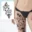 Sexy Flower Temporary Tattoos For Women Body Art Painting Arm Legs Tattoos Sticker Realistic Fake Black Rose Waterproof Tattoos 39