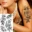 Sexy Flower Temporary Tattoos For Women Body Art Painting Arm Legs Tattoos Sticker Realistic Fake Black Rose Waterproof Tattoos 38