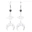 Unift Goth Stainless Steel Earring Triple Rune Moon Phase Pentagram Earrings Woman Men Vintage Jewelry Ear Piercing Witch Knot 16