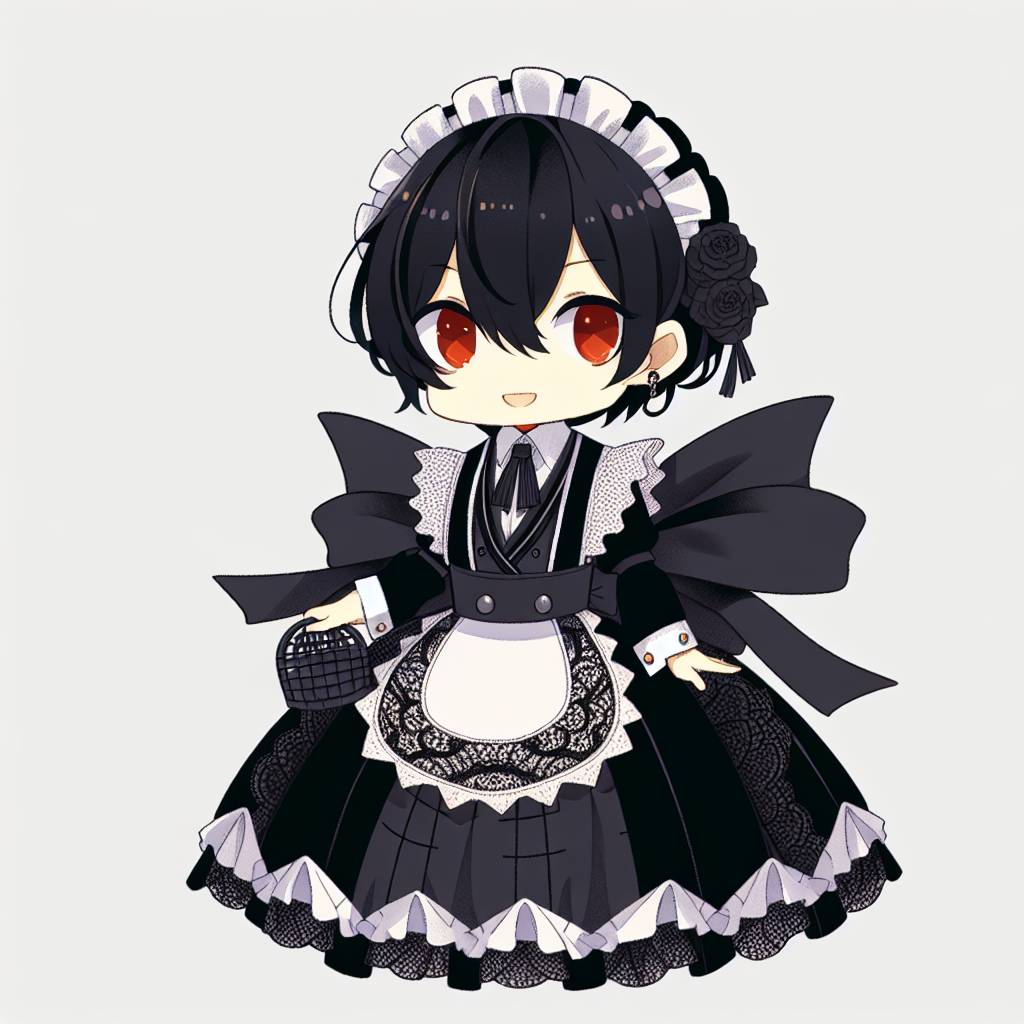 Gothic Maid: Dunkle Eleganz im klassischem Outfit 9 gothic maid dunkle eleganz im klassischem outfit